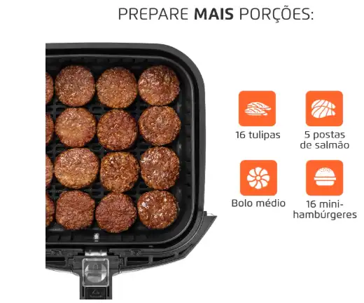 Air Fryer Mondial AFN-40 4 Litros , capacidade.