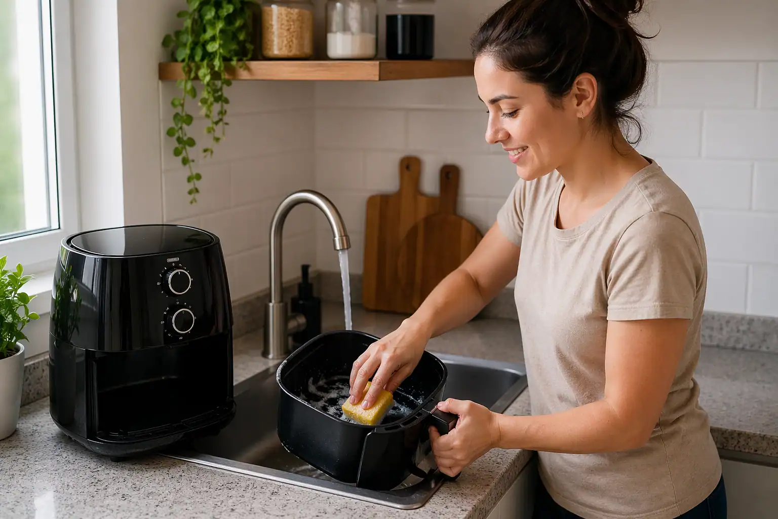 Como limpar Air Fryer